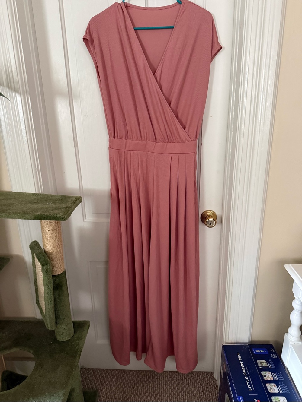 Halara Women's Dusty Rose Wrap jumpsuit